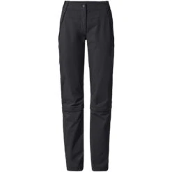 VAUDE Dames Farley Stretch Capri T-Zip III Broek